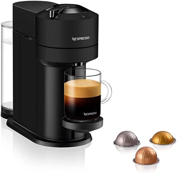 ماكينة تحضير القهوة فيرتيو نيكست GCV1 من نسبريسو - لون اسود مات، 12448631 احصل على قهوة لذيذة ومثالية مع ماكينة تحضير القهوة فيرتيو نيكست GCV1 من نسبريسو. باللون الأسود المات، اطلبها الآن - 12448631.