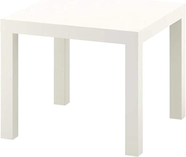 طاولة جانبية صغيرة باللون الابيض تعرف على طاولة جانبية صغيرة باللون الأبيض، تصميم عصري يناسب جميع الأذواق ويضيف لمسة جمالية لمنزلك، احصل عليها الآن!
