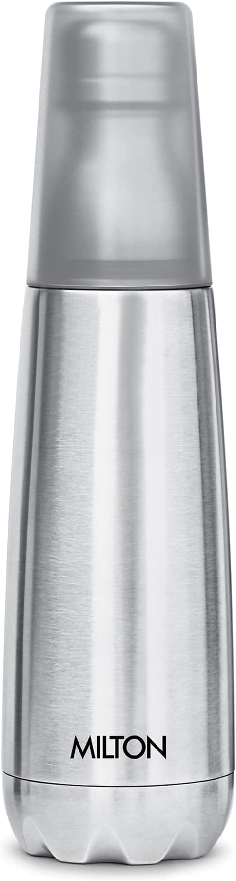 زجاجة مياه من ميلتون فيرتيكس -750 مع ترمس غير قابل للكسر – 750 مل، فضي احصل على زجاجة مياه مع ترمس غير قابل للكسر من ميلتون فيرتيكس بسعة 750 مل ولون فضي، مثالية للاستخدام اليومي والرحلات الخارجية.