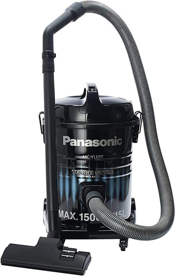 مكنسة كهربائية من باناسونيك MC-YL690A747 - اسود احصل على نظافة مذهلة في منزلك مع مكنسة كهربائية باناسونيك MC-YL690A747 الأنيقة باللون الأسود. اشترِها الآن لتحصل على تجربة تنظيف فريدة.