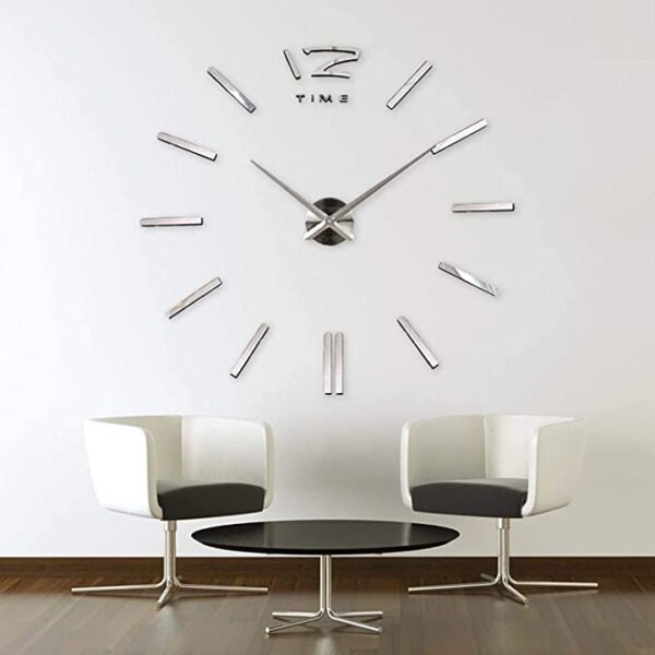 ساعة حائط ثلاثية الأبعاد - فضي اشتري اونلاين بأفضل الاسعارساعة حائط ثلاثية الأبعاد - فضي✓ شحن سريع و مجاني✓ ارجاع مجاني✓ الدفع عند