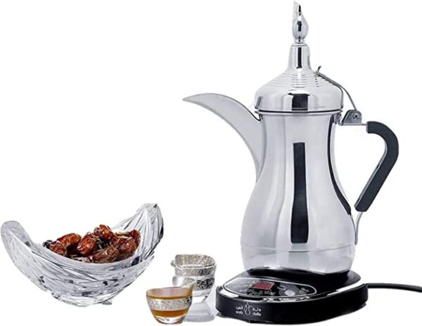 ماكينة تحضير القهوة العربية الكهربائية، بلون فضي- Jls-170E تمتع بتحضير القهوة العربية بكل سهولة مع ماكينة Jls-170E الكهربائية بلون فضي. احصل عليها الآن واستمتع بكوب القهوة المثالي.