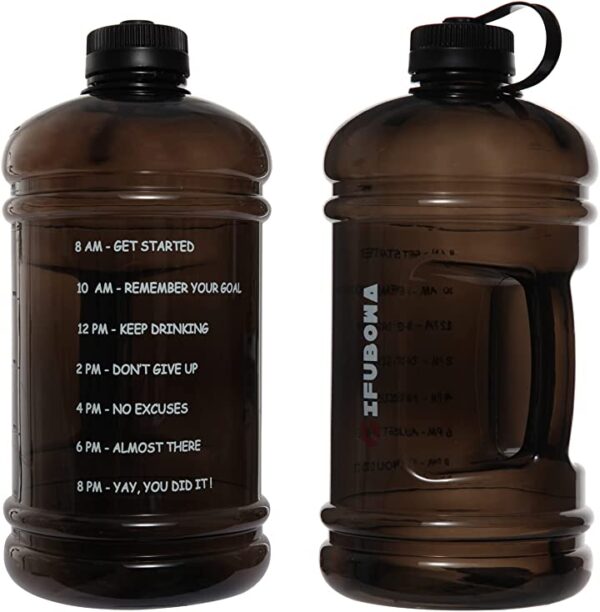 زجاجة مياه سعة 3 لتر من جيفوبوا (اللون الاسود) احصل على زجاجة مياه سعة 3 لتر من جيفوبوا باللون الأسود لترطيب يومك بطريقة أنيقة وعملية. اطلبها الآن!