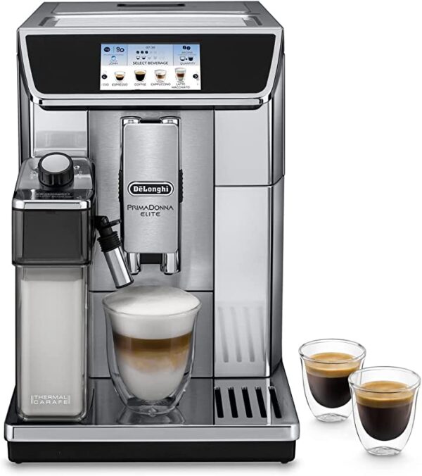 ماكينة فلترة حبوب القهوة من ديلونجي باللون الفضي - Dlecam650.75M تمتع بقهوة مثالية بماكينة فلترة حبوب القهوة من ديلونجي باللون الفضي - Dlecam650.75M. جودة عالية وسهولة الاستخدام. اطلبها الآن!