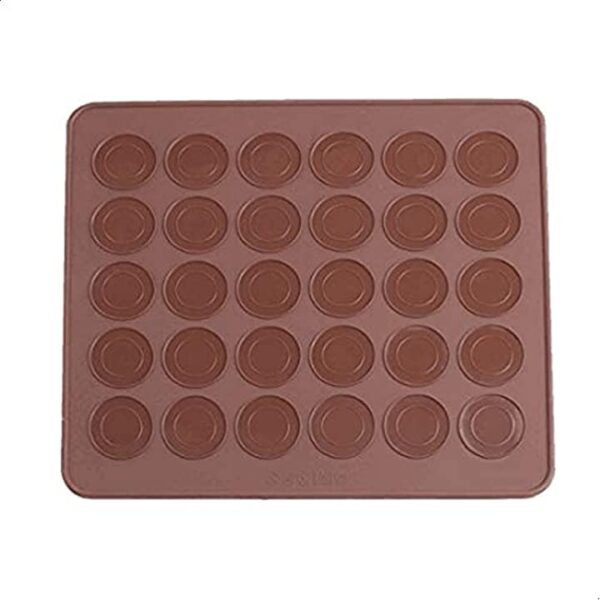 قالب خبز لحلوى الماكرون مصنوع من السيليكون، قالب يمكن تعديله بنفسك لاعداد المافن وكوكيز الشوكولاتة- السعة 30 قطعة (مستدير) احصل على قالب خبز لحلوى الماكرون المصنوع من السيليكون بسعة 30 قطعة. قابل للتعديل لإعداد مافن وكوكيز الشوكولاتة بنفسك. اطلبه الآن!