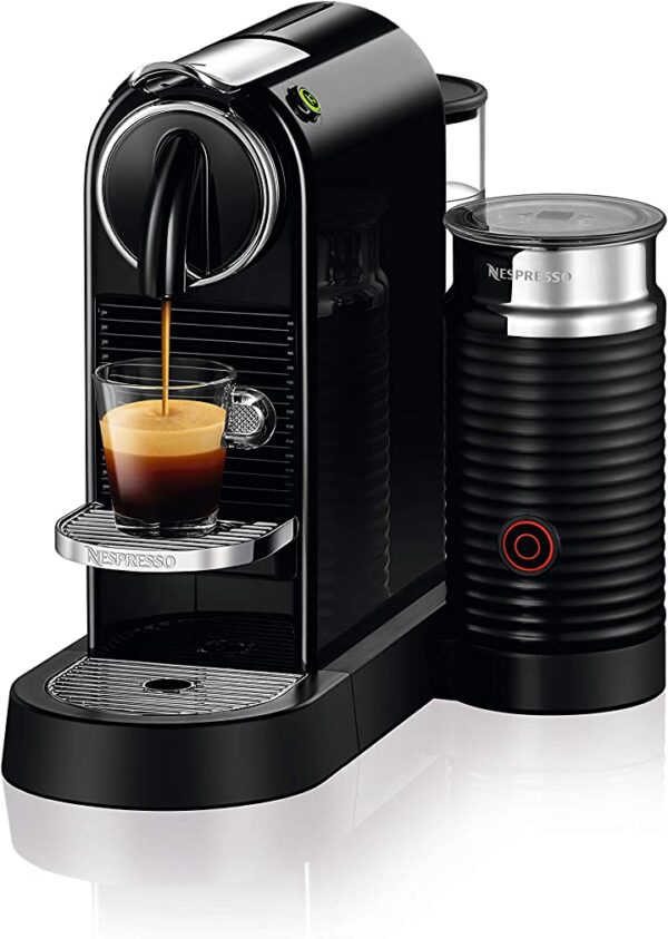 ماكينة تحضير القهوة سيتيز اند ميلك من نسبريسو - D123، اسود تمتع بتحضير قهوتك المثالية في المنزل مع ماكينة سيتيز اند ميلك من نسبريسو - D123، باللون الأسود. احصل عليها الآن لتجربة قهوة فريدة.