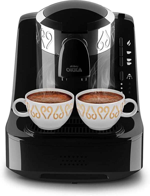 ماكينة تحضير القهوة التركية اوكا من ارزوم، اسود/كروم، OK002C احصل على قهوة تركية لذيذة مع ماكينة تحضير القهوة التركية اوكا من ارزوم بلون أسود/كروم، OK002C. اطلبها الآن لتجربة قهوة فريدة.