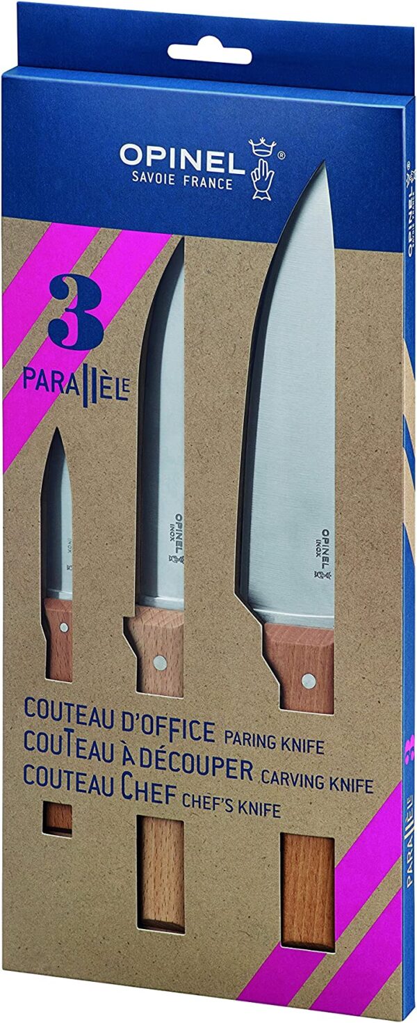 سكاكين 7-1195 - متعددة الالوان عبوة من 3 قطع من اوبينيل احصل على عبوة من 3 سكاكين متعددة الألوان من أوبينيل، مثالية للمطبخ والاستخدام اليومي. اطلب الآن من متجرنا!